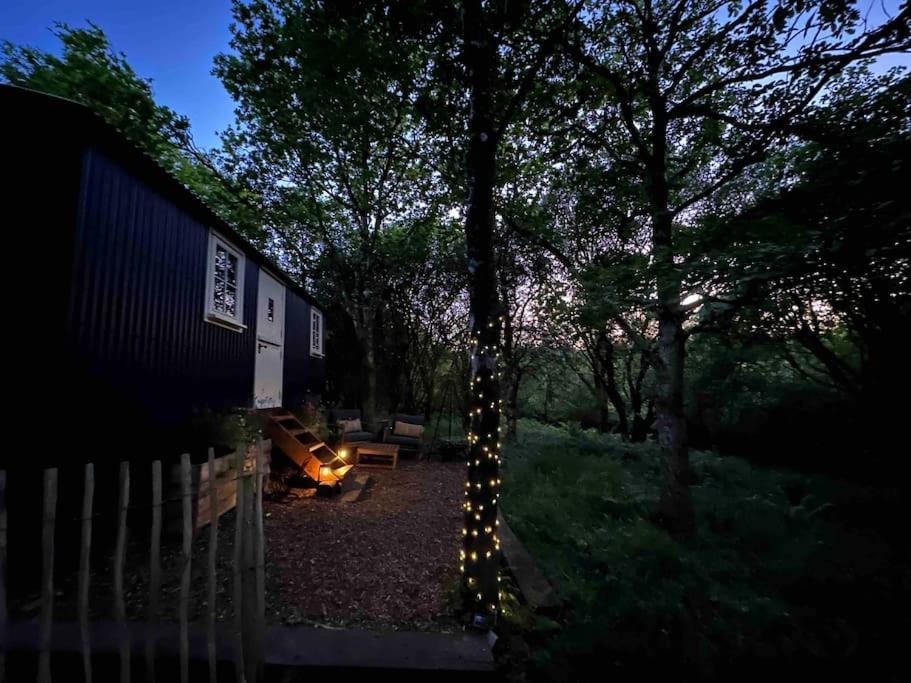 Cornwall Woodland Shepherd'S Hut - Dennis Hut Бодмин Екстериор снимка