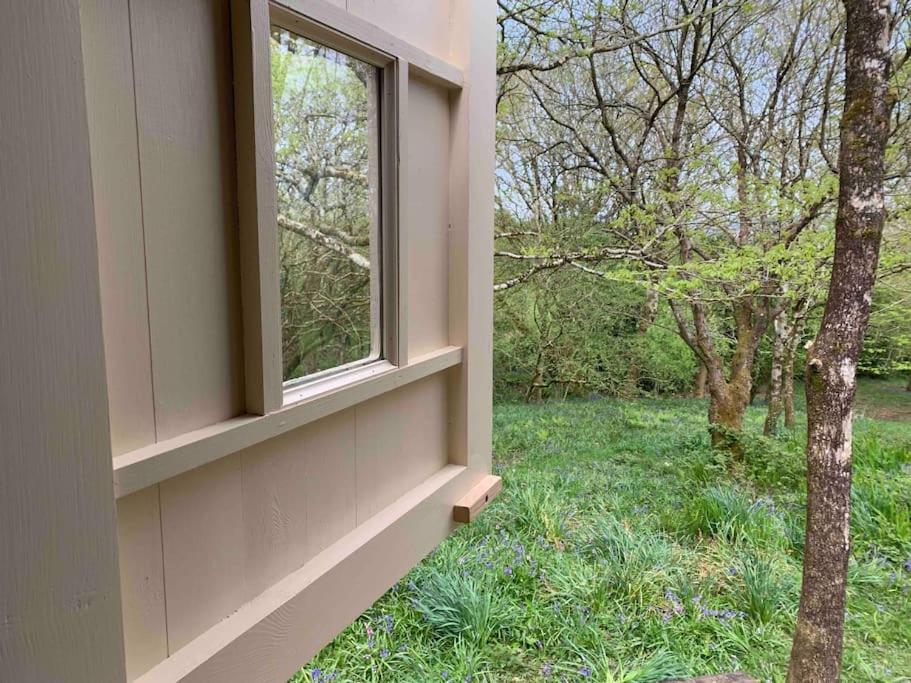Cornwall Woodland Shepherd'S Hut - Dennis Hut Бодмин Екстериор снимка